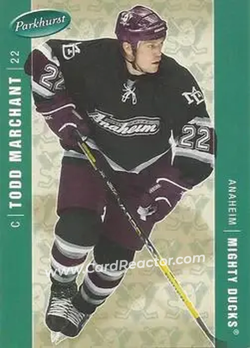2005-06 Parkhurst #5 - Todd Marchant - Anaheim Mighty Ducks - Front 2005-06 Parkhurst #5 - Todd Marchant - Anaheim Mighty Ducks - Front