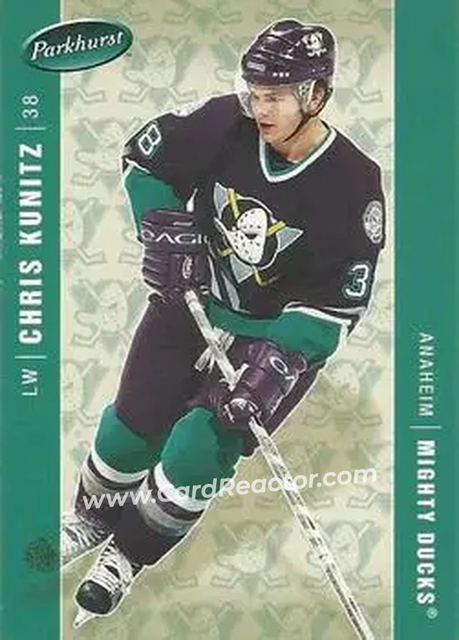 2005-06 Parkhurst #6 - Chris Kunitz - Anaheim Mighty Ducks - Front 2005-06 Parkhurst #6 - Chris Kunitz - Anaheim Mighty Ducks - Front