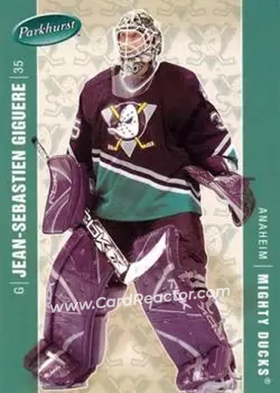 2005-06 Parkhurst #7 - Jean-Sebastien Giguere - Anaheim Mighty Ducks - Front
