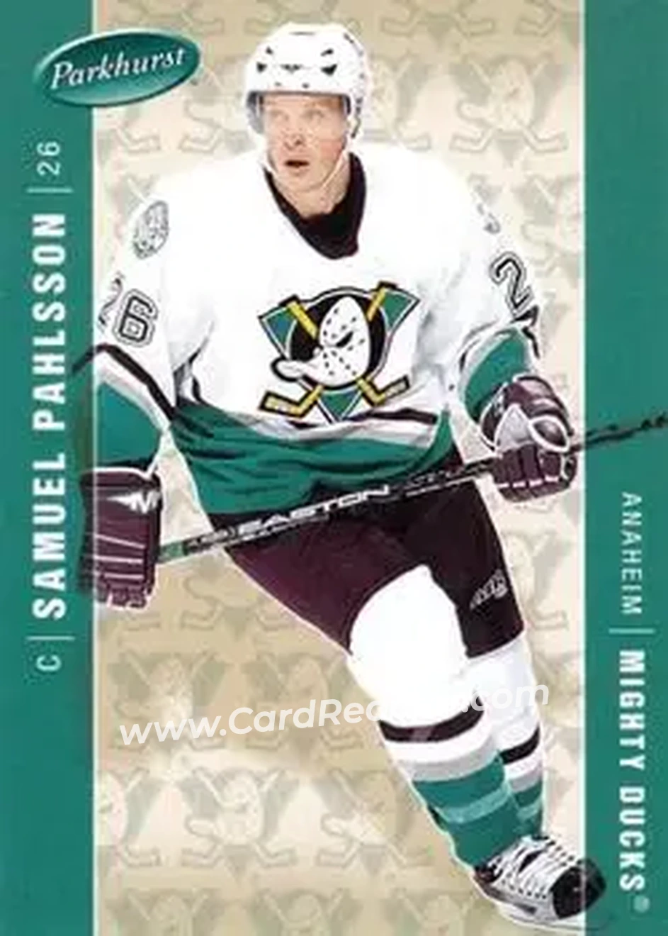 2005-06 Parkhurst #8 - Samuel Pahlsson - Anaheim Mighty Ducks - Front 2005-06 Parkhurst #8 - Samuel Pahlsson - Anaheim Mighty Ducks - Front