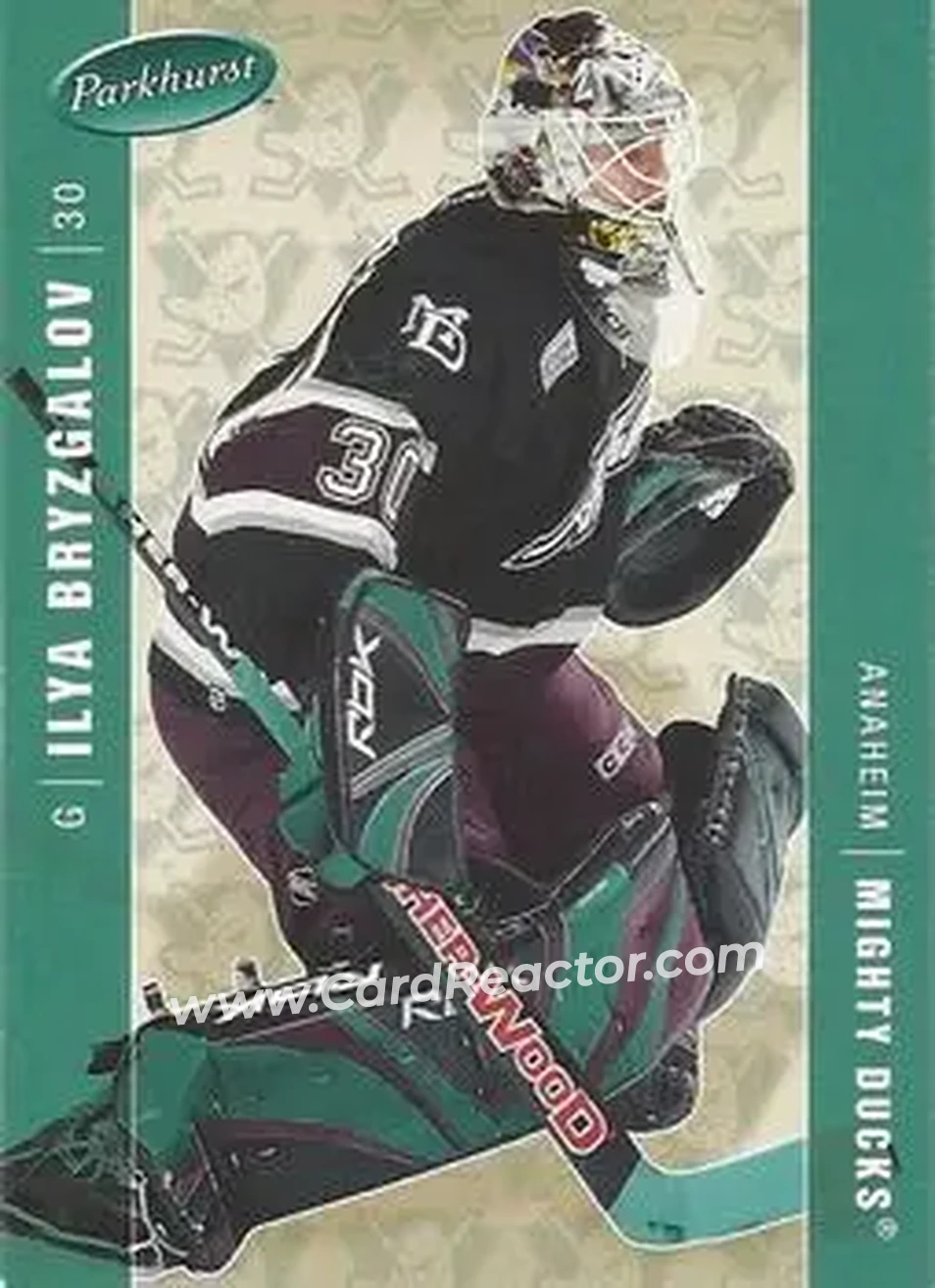 2005-06 Parkhurst #10 - Ilya Bryzgalov - Anaheim Mighty Ducks - Front