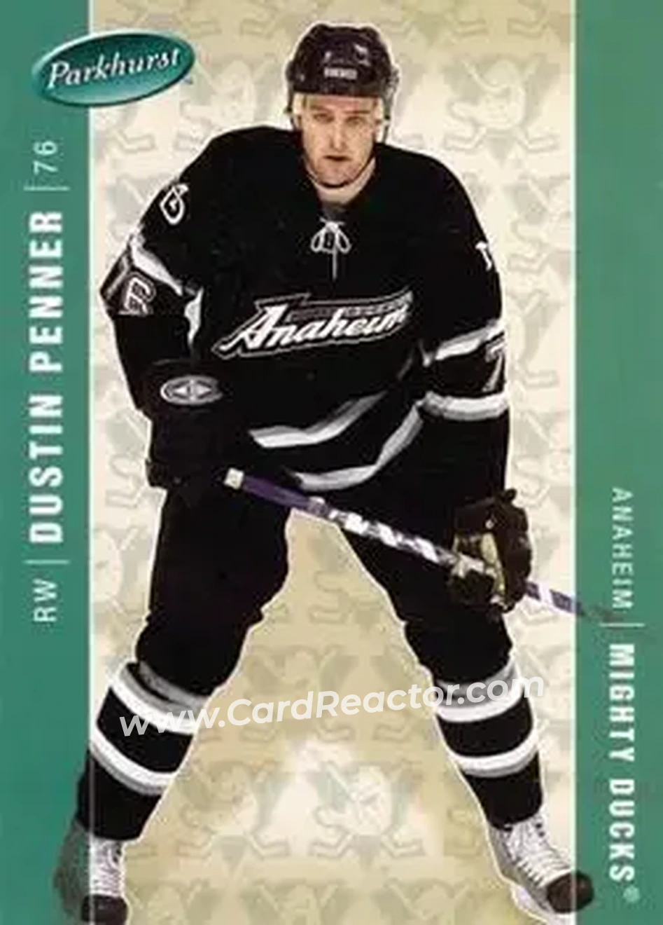 2005-06 Parkhurst #17 - Dustin Penner - Anaheim Mighty Ducks - Front 2005-06 Parkhurst #17 - Dustin Penner - Anaheim Mighty Ducks - Front