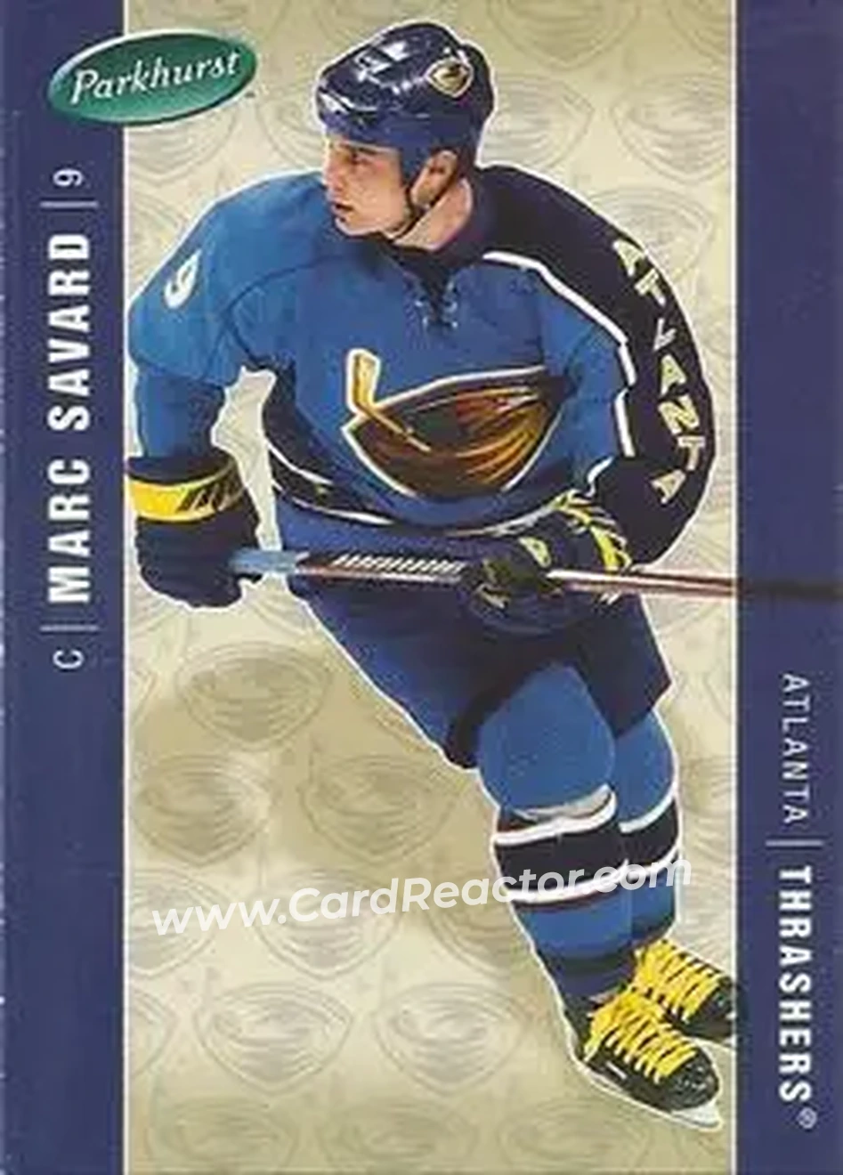 2005-06 Parkhurst #19 - Marc Savard - Atlanta Thrashers - Front 2005-06 Parkhurst #19 - Marc Savard - Atlanta Thrashers - Front