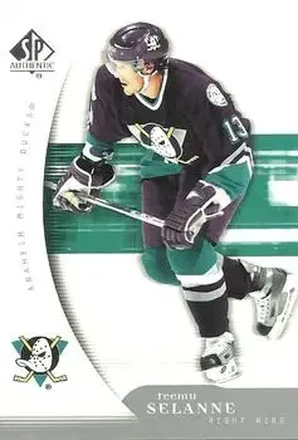 2005-06 SP Authentic #3 - Teemu Selanne - Anaheim Mighty Ducks
