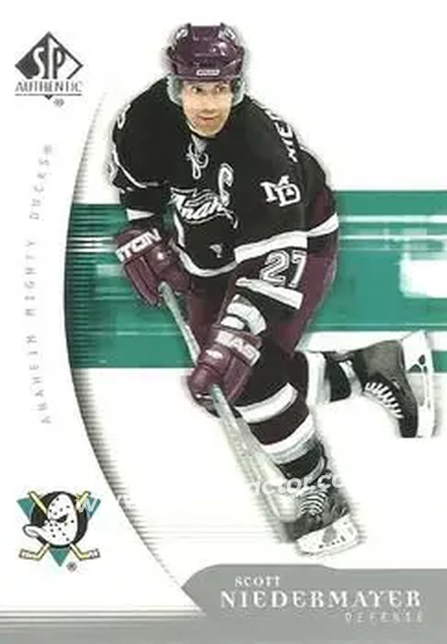 2005-06 SP Authentic #4 - Scott Niedermayer - Anaheim Mighty Ducks - Front