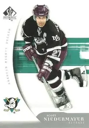 2005-06 SP Authentic #4 - Scott Niedermayer - Anaheim Mighty Ducks
