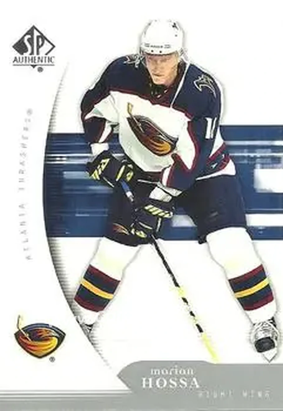 2005-06 SP Authentic #7 - Marian Hossa - Atlanta Thrashers - Front