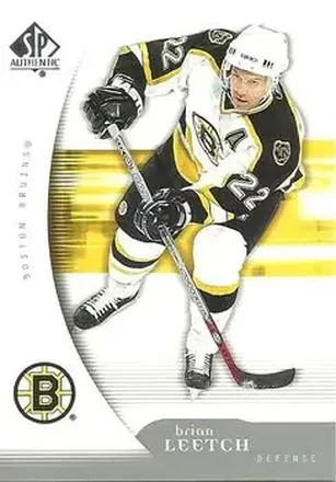 2005-06 SP Authentic #9 - Brian Leetch - Boston Bruins