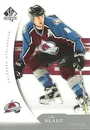 2005-06 SP Authentic #28 - Rob Blake - Colorado Avalanche