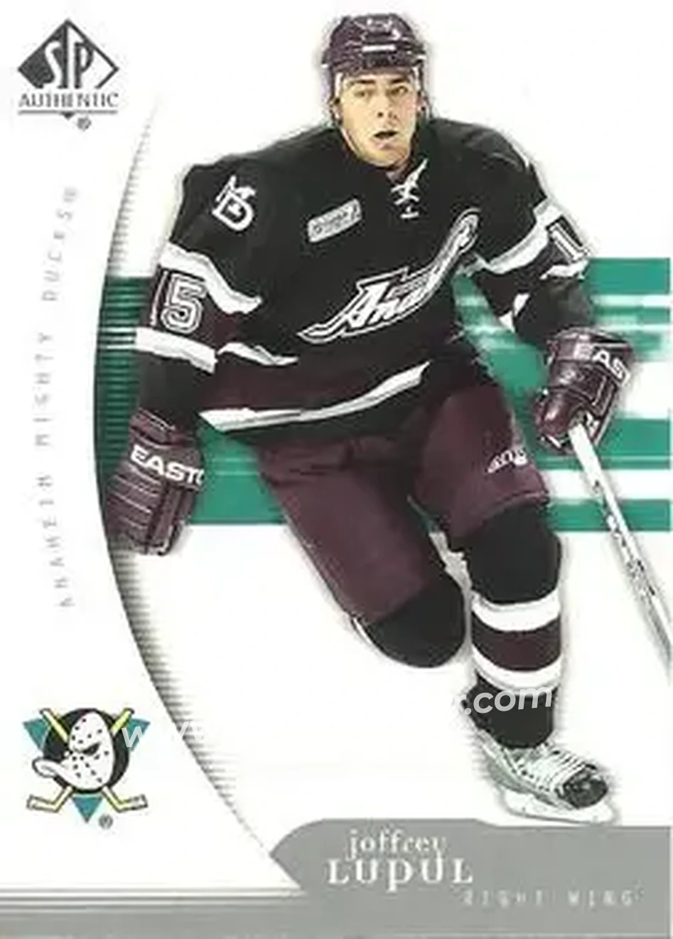 2005-06 SP Authentic #2 - Joffrey Lupul - Anaheim Mighty Ducks - Front