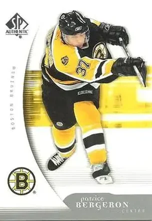 2005-06 SP Authentic #11 - Patrice Bergeron - Boston Bruins