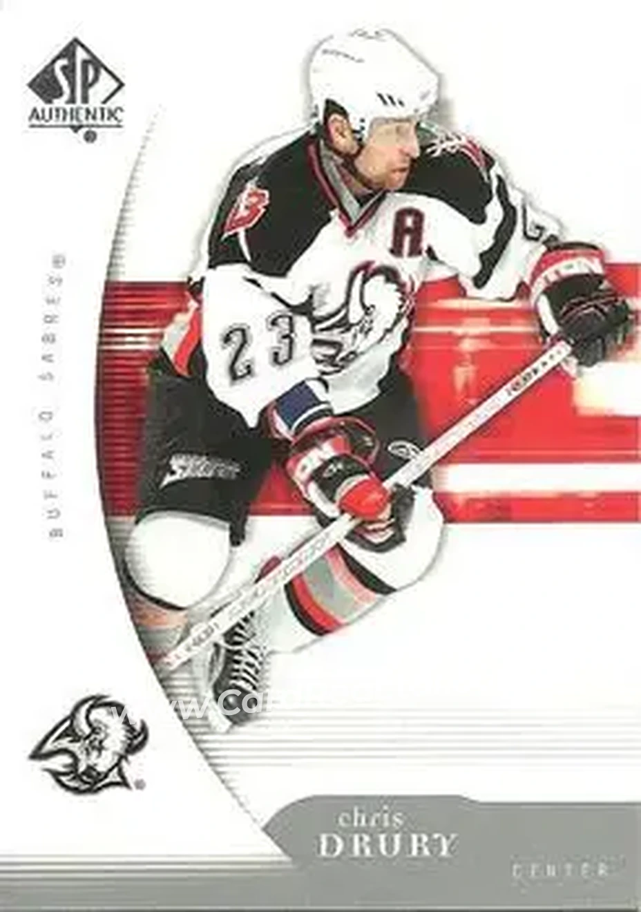 2005-06 SP Authentic #13 - Chris Drury - Buffalo Sabres - Front