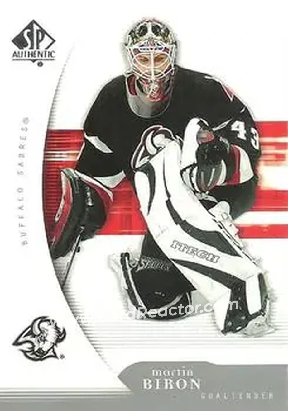 2005-06 SP Authentic #14 - Martin Biron - Buffalo Sabres - Front