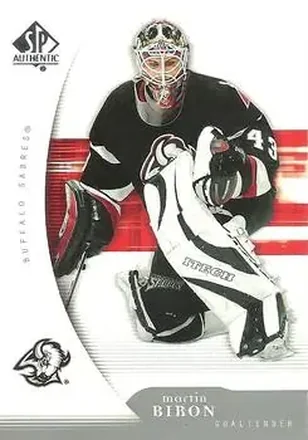 2005-06 SP Authentic #14 - Martin Biron - Buffalo Sabres