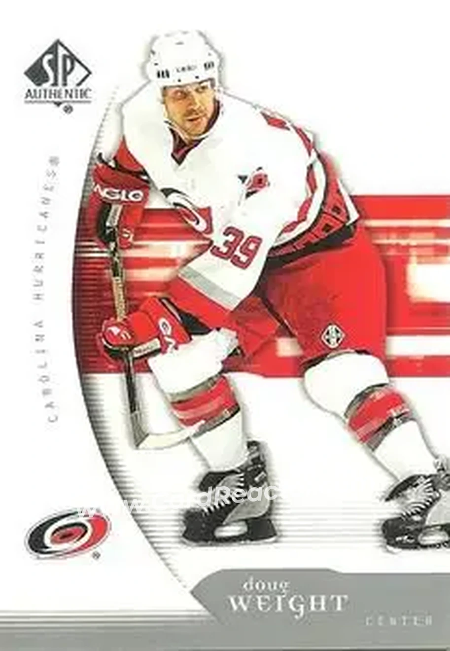 2005-06 SP Authentic #18 - Doug Weight - Carolina Hurricanes - Front