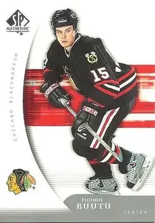 2005-06 SP Authentic #22 - Tuomo Ruutu - Chicago Blackhawks