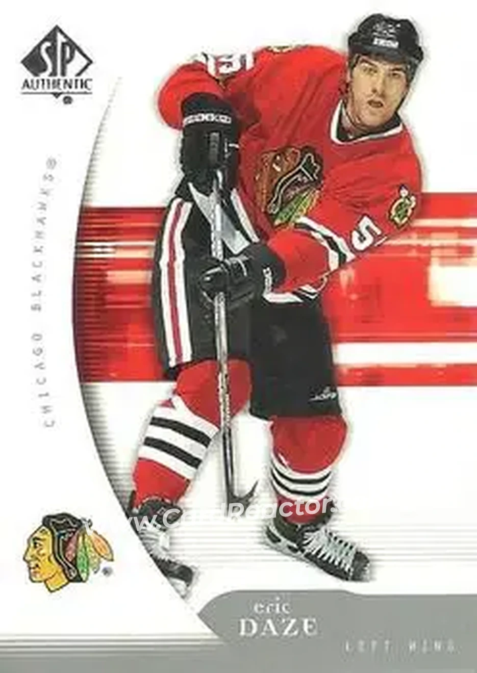 2005-06 SP Authentic #23 - Eric Daze - Chicago Blackhawks - Front