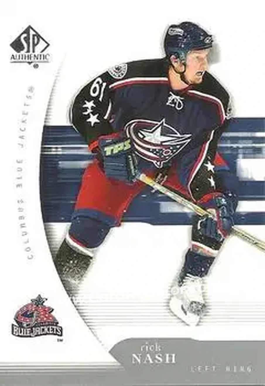2005-06 SP Authentic #29 - Rick Nash - Columbus Blue Jackets - Front