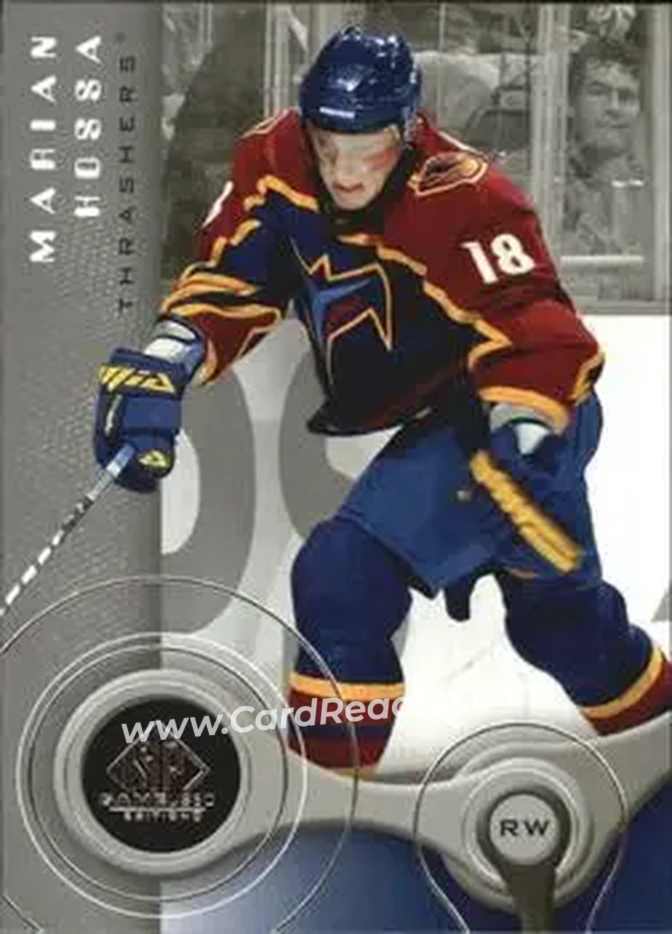 2005-06 SP Game Used #6 - Marian Hossa - Atlanta Thrashers - Front