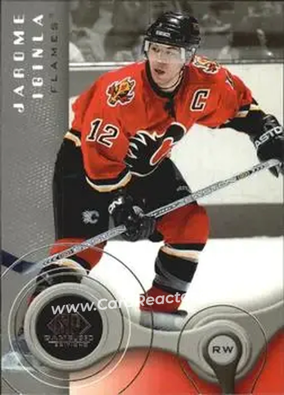 2005-06 SP Game Used #15 - Jarome Iginla - Calgary Flames - Front 2005-06 SP Game Used #15 - Jarome Iginla - Calgary Flames - Front