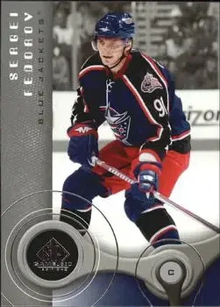 2005-06 SP Game Used #30 - Sergei Fedorov - Columbus Blue Jackets