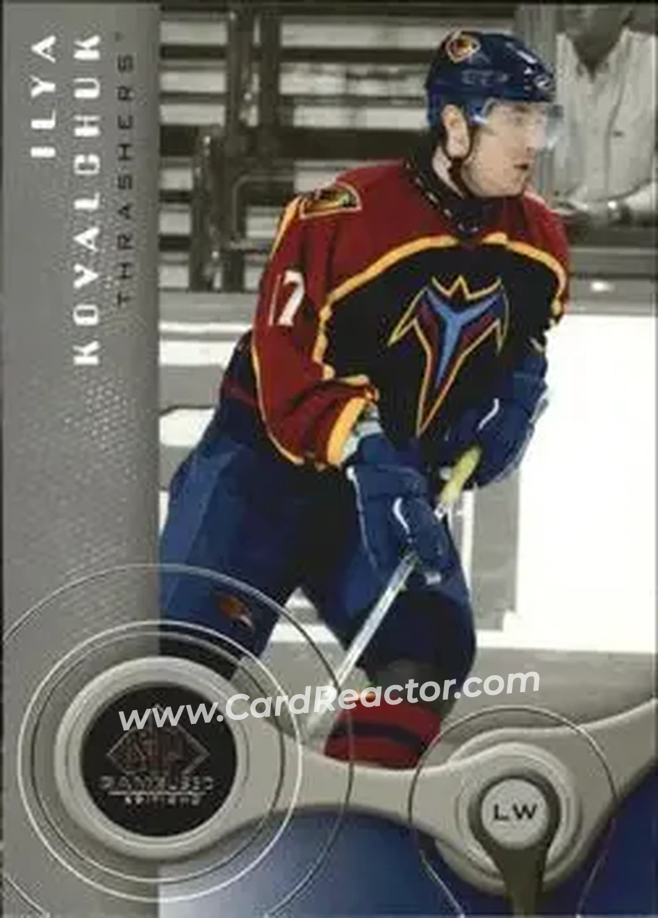 2005-06 SP Game Used #4 - Ilya Kovalchuk - Atlanta Thrashers - Front 2005-06 SP Game Used #4 - Ilya Kovalchuk - Atlanta Thrashers - Front