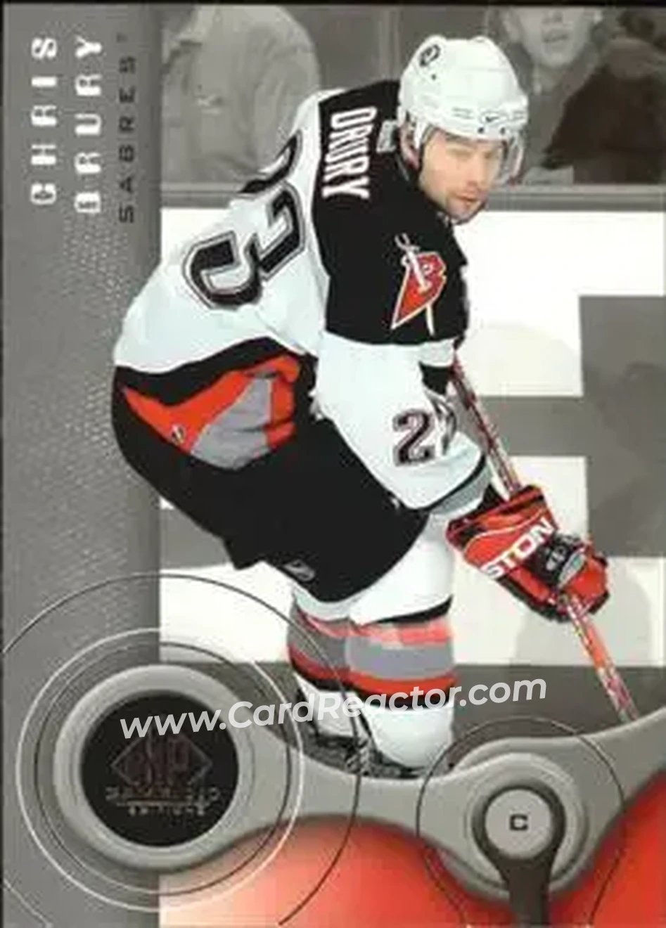 2005-06 SP Game Used #12 - Chris Drury - Buffalo Sabres - Front