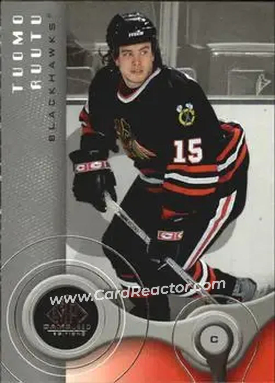 2005-06 SP Game Used #21 - Tuomo Ruutu - Chicago Blackhawks - Front