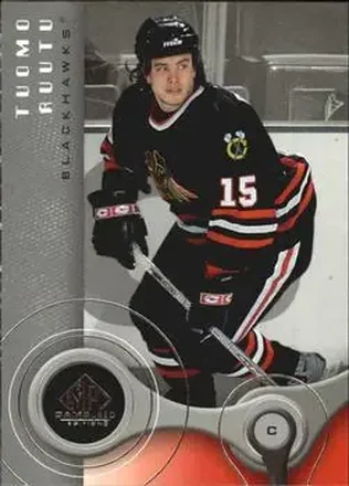 2005-06 SP Game Used #21 - Tuomo Ruutu - Chicago Blackhawks