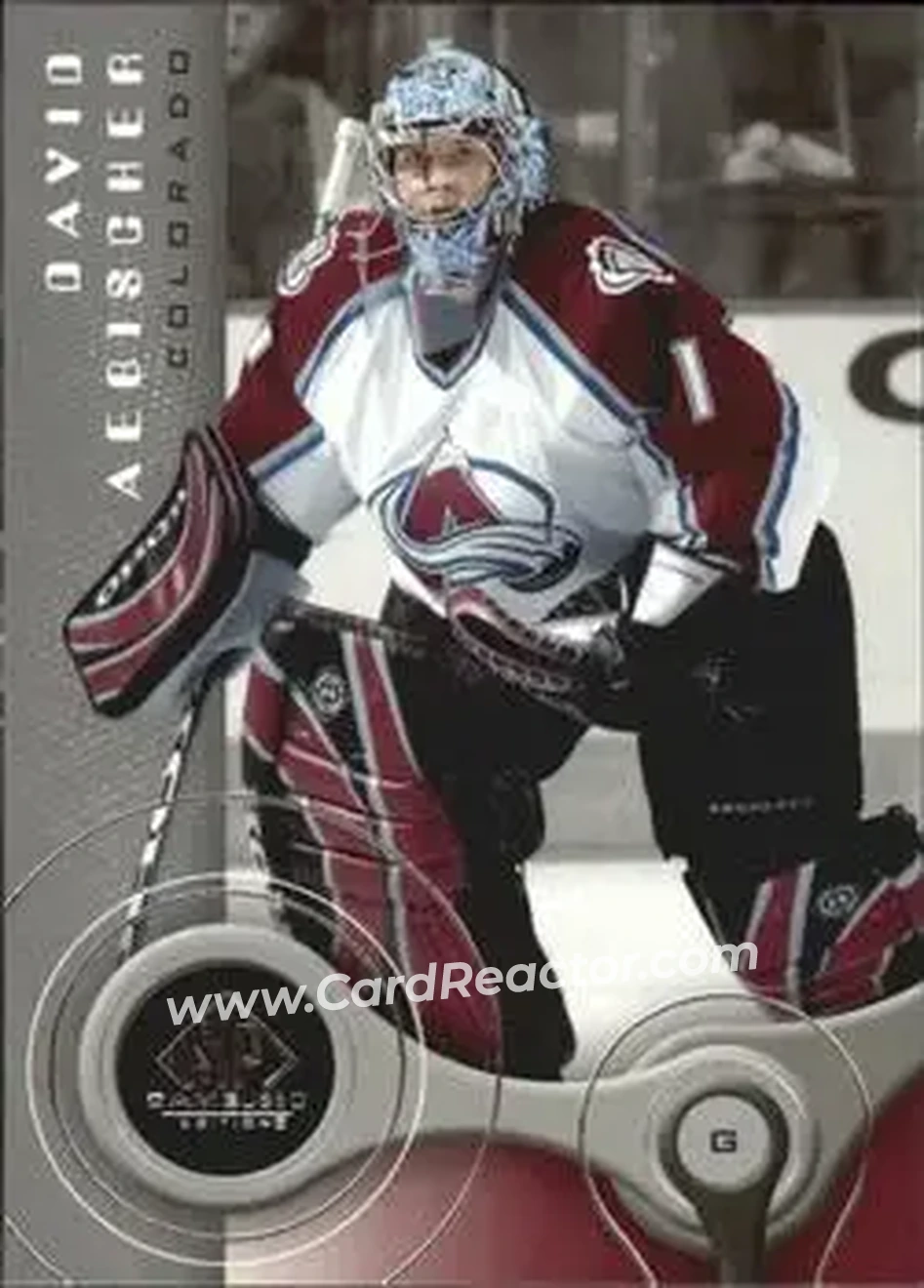 2005-06 SP Game Used #26 - David Aebischer - Colorado Avalanche - Front