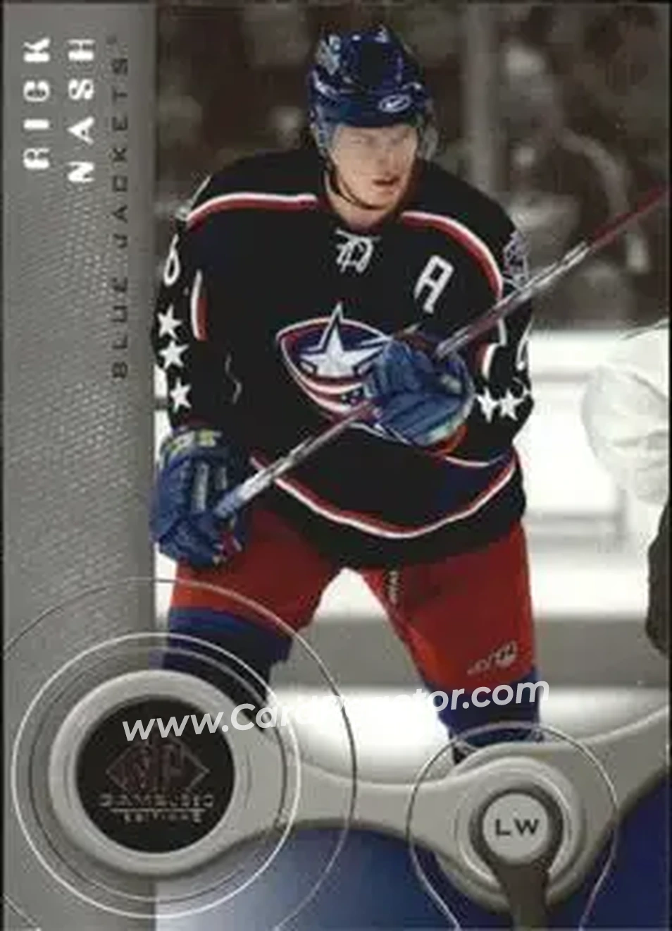 2005-06 SP Game Used #28 - Rick Nash - Columbus Blue Jackets - Front