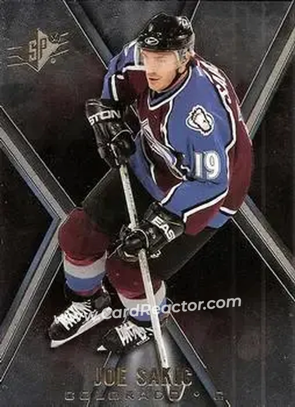 2005-06 SPx #19 - Joe Sakic - Colorado Avalanche - Front
