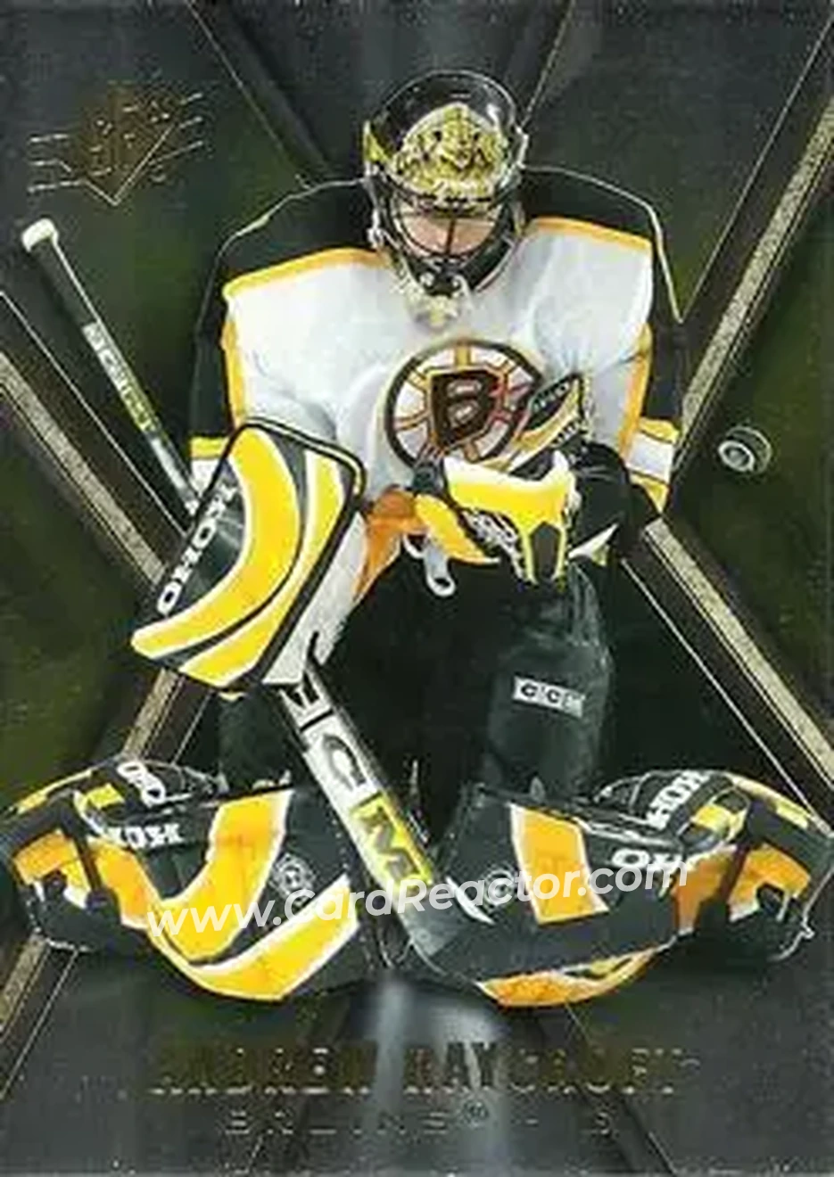 2005-06 SPx #8 - Andrew Raycroft - Boston Bruins - Front