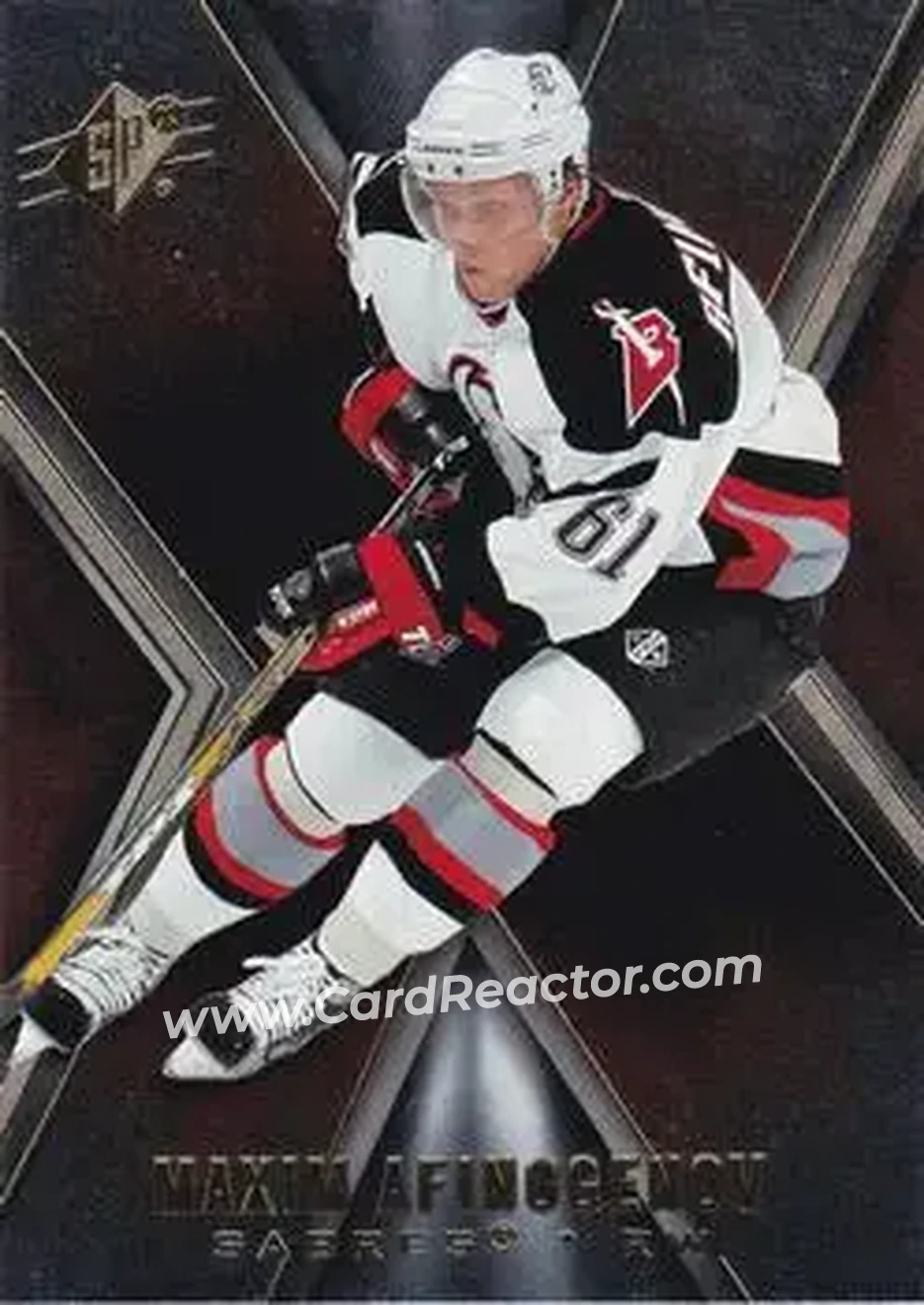 2005-06 SPx #10 - Maxim Afinogenov - Buffalo Sabres - Front