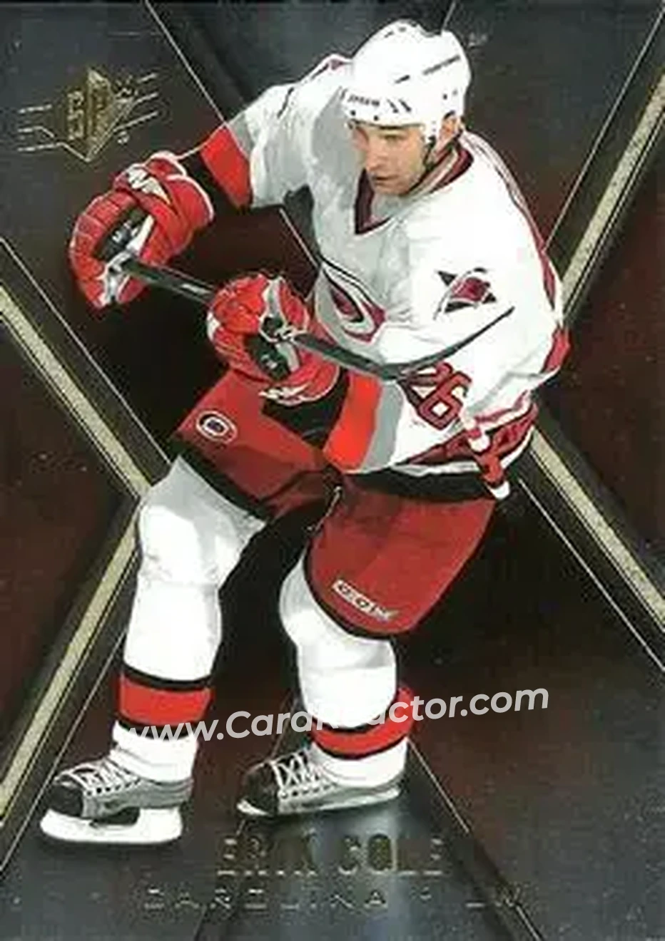 2005-06 SPx #15 - Erik Cole - Carolina Hurricanes - Front