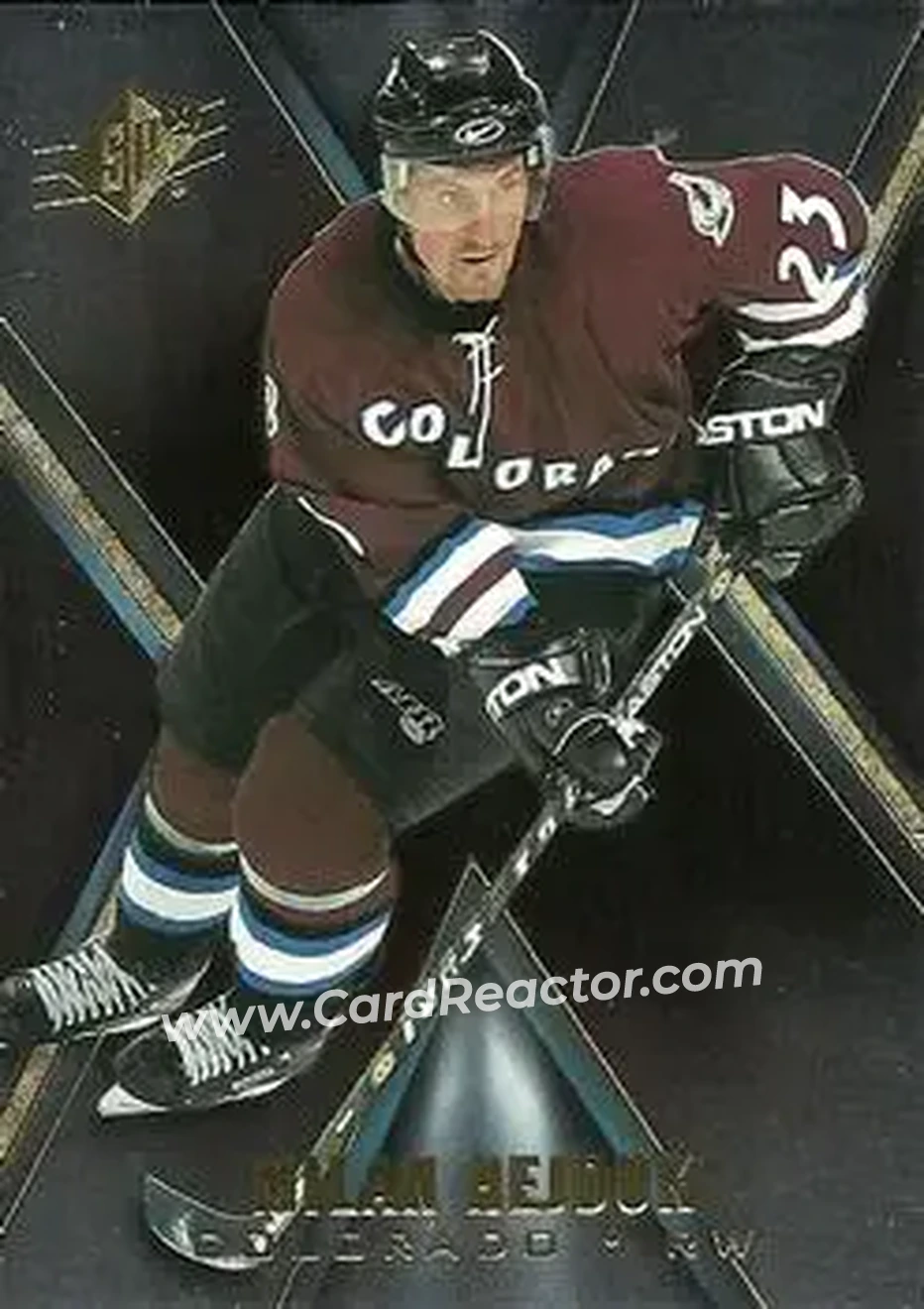 2005-06 SPx #21 - Milan Hejduk - Colorado Avalanche - Front