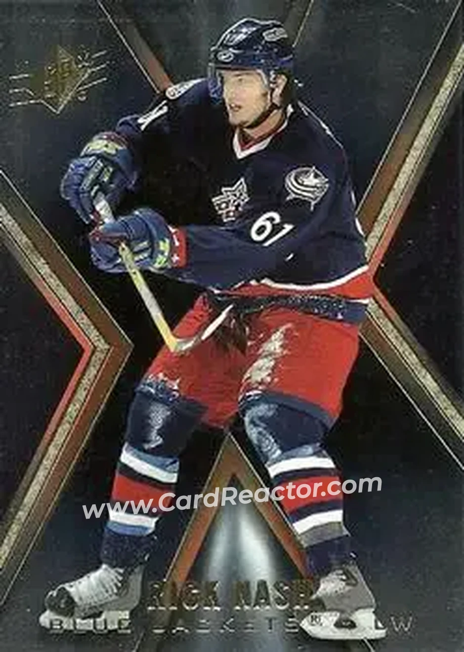 2005-06 SPx #23 - Rick Nash - Columbus Blue Jackets - Front 2005-06 SPx #23 - Rick Nash - Columbus Blue Jackets - Front