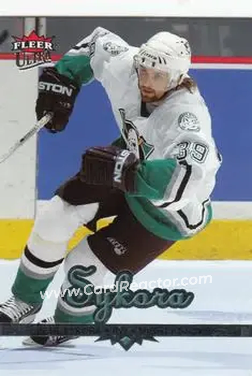 2005-06 Ultra #3 - Petr Sykora - Anaheim Mighty Ducks - Front 2005-06 Ultra #3 - Petr Sykora - Anaheim Mighty Ducks - Front
