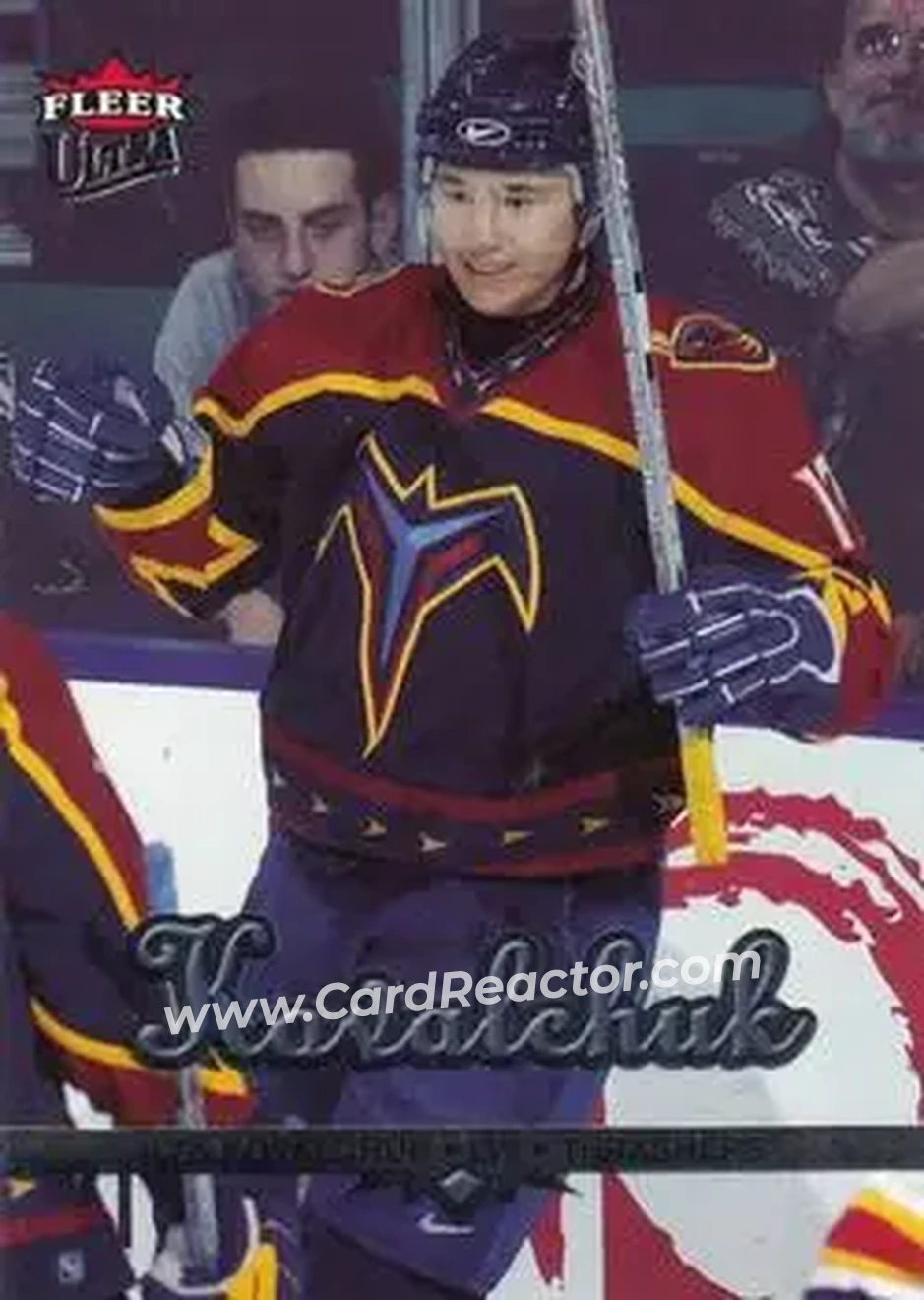 2005-06 Ultra #9 - Ilya Kovalchuk - Atlanta Thrashers - Front 2005-06 Ultra #9 - Ilya Kovalchuk - Atlanta Thrashers - Front