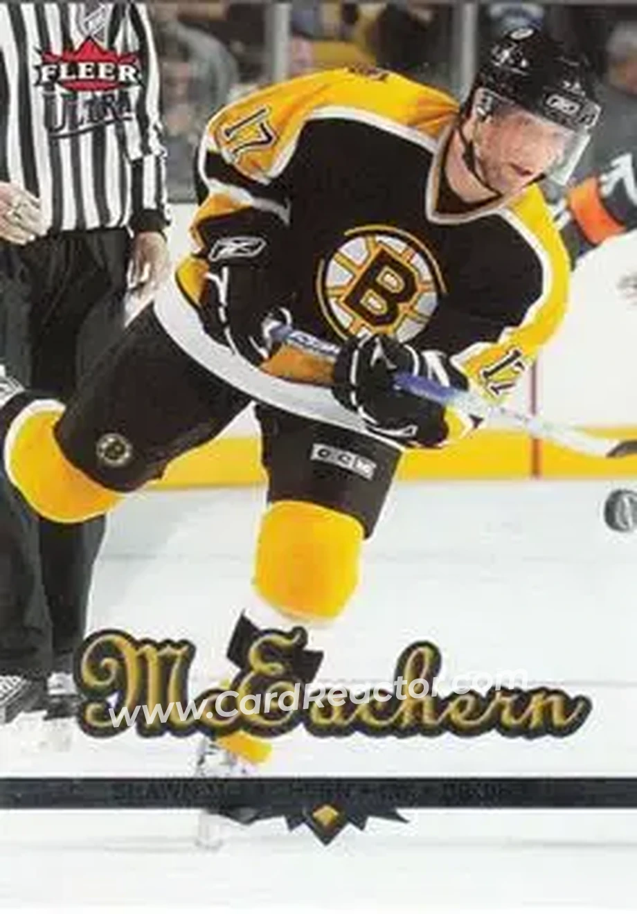 2005-06 Ultra #22 - Shawn McEachern - Boston Bruins - Front