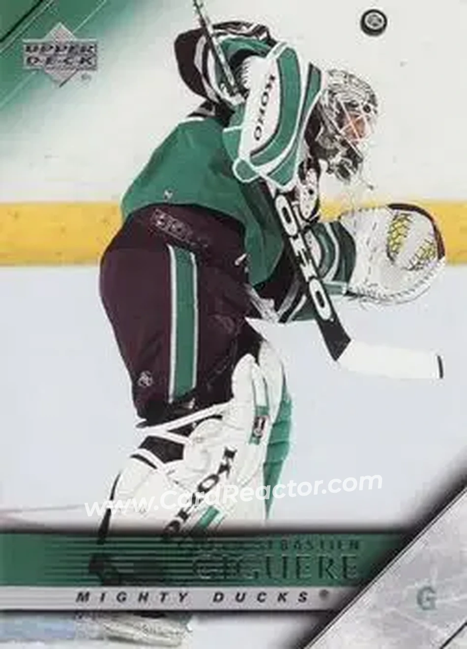 2005-06 Upper Deck #6 - Jean-Sebastien Giguere - Anaheim Mighty Ducks - Front 2005-06 Upper Deck #6 - Jean-Sebastien Giguere - Anaheim Mighty Ducks - Front