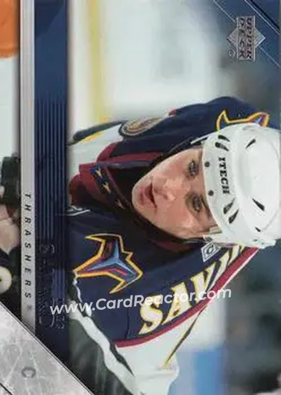 2005-06 Upper Deck #10 - Marc Savard - Atlanta Thrashers - Front 2005-06 Upper Deck #10 - Marc Savard - Atlanta Thrashers - Front