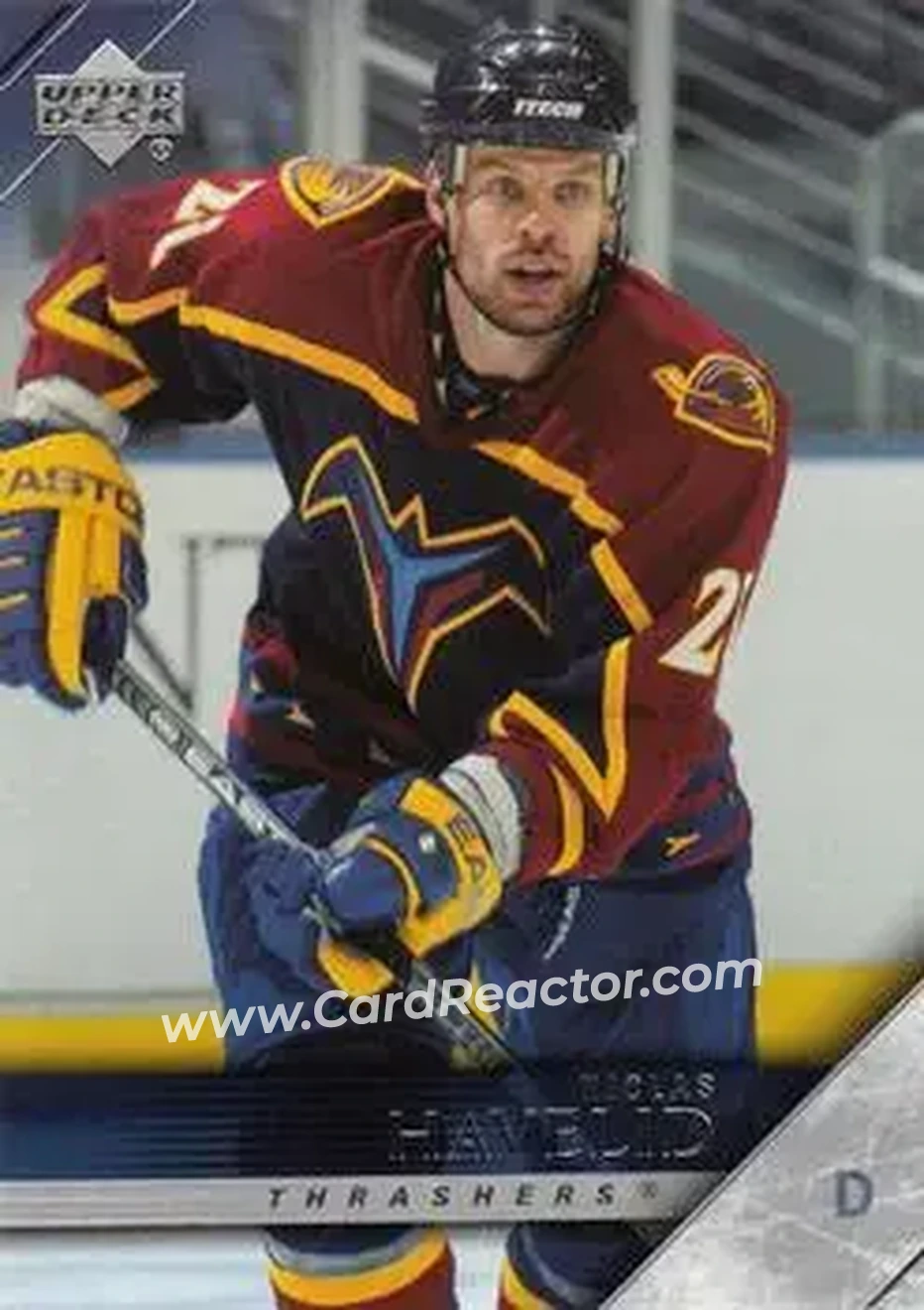 2005-06 Upper Deck #12 - Niclas Havelid - Atlanta Thrashers - Front