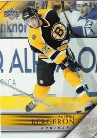 2005-06 Upper Deck #17 - Patrice Bergeron - Boston Bruins