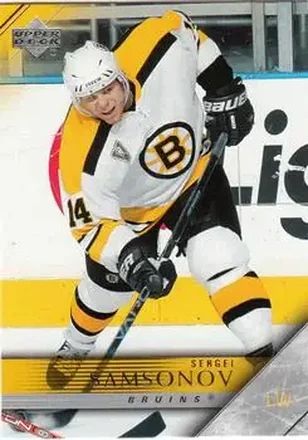 2005-06 Upper Deck #18 - Sergei Samsonov - Boston Bruins
