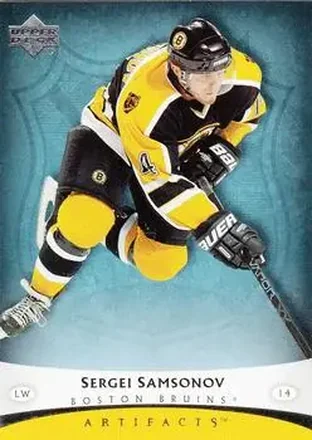 2005-06 Upper Deck Artifacts #10 - Sergei Samsonov - Boston Bruins