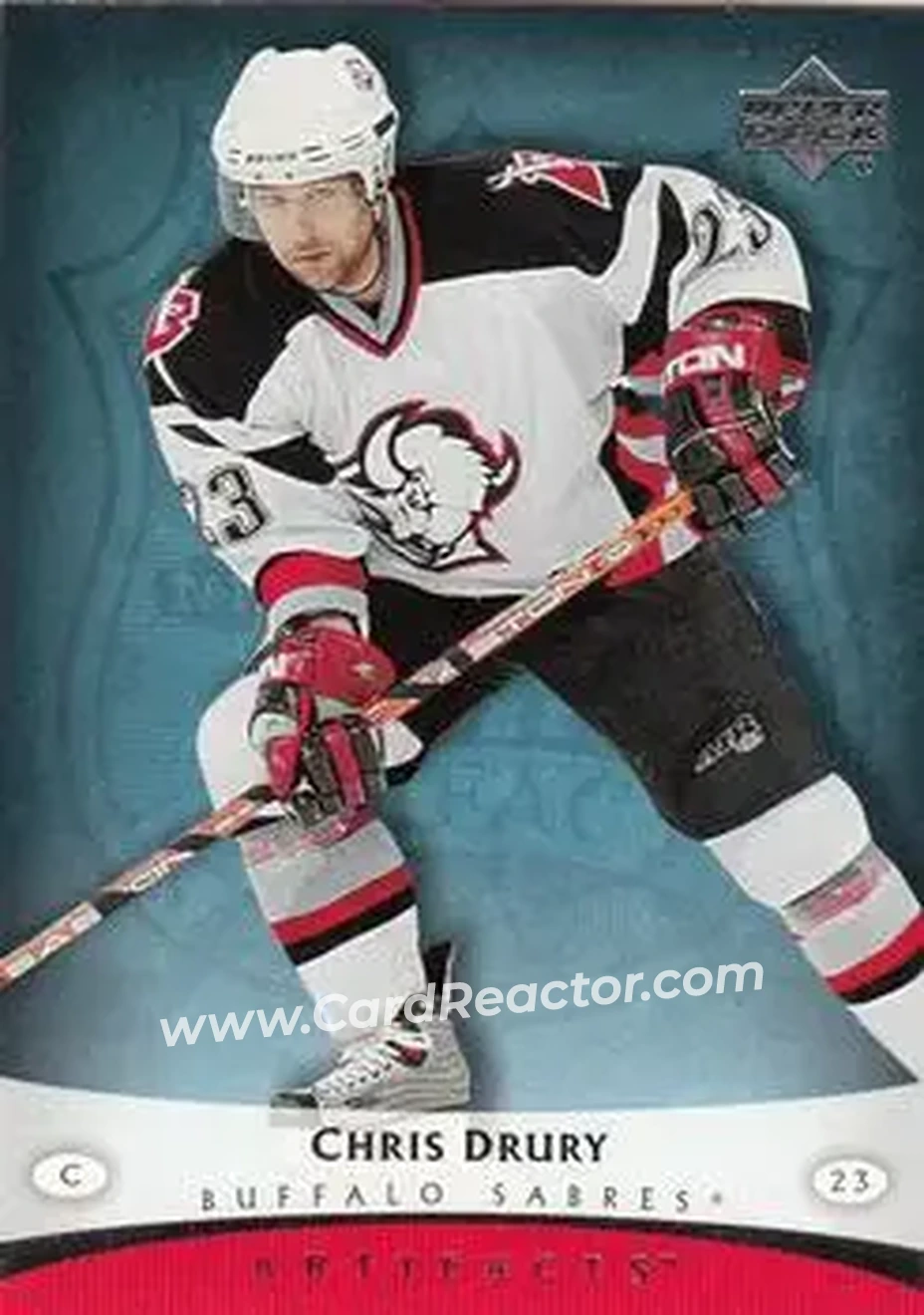 2005-06 Upper Deck Artifacts #14 - Chris Drury - Buffalo Sabres - Front