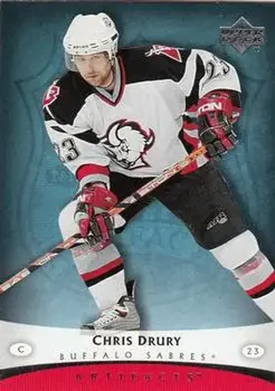 2005-06 Upper Deck Artifacts #14 - Chris Drury - Buffalo Sabres
