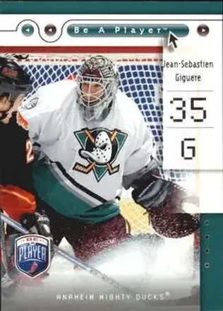 2005-06 Upper Deck Be a Player #1 - Jean-Sebastien Giguere - Anaheim Mighty Ducks