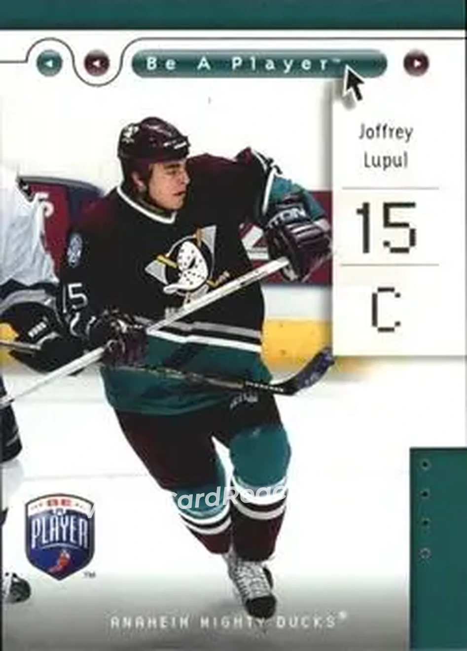 2005-06 Upper Deck Be a Player #2 - Joffrey Lupul - Anaheim Mighty Ducks - Front